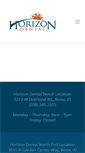Mobile Screenshot of horizondentalboise.com